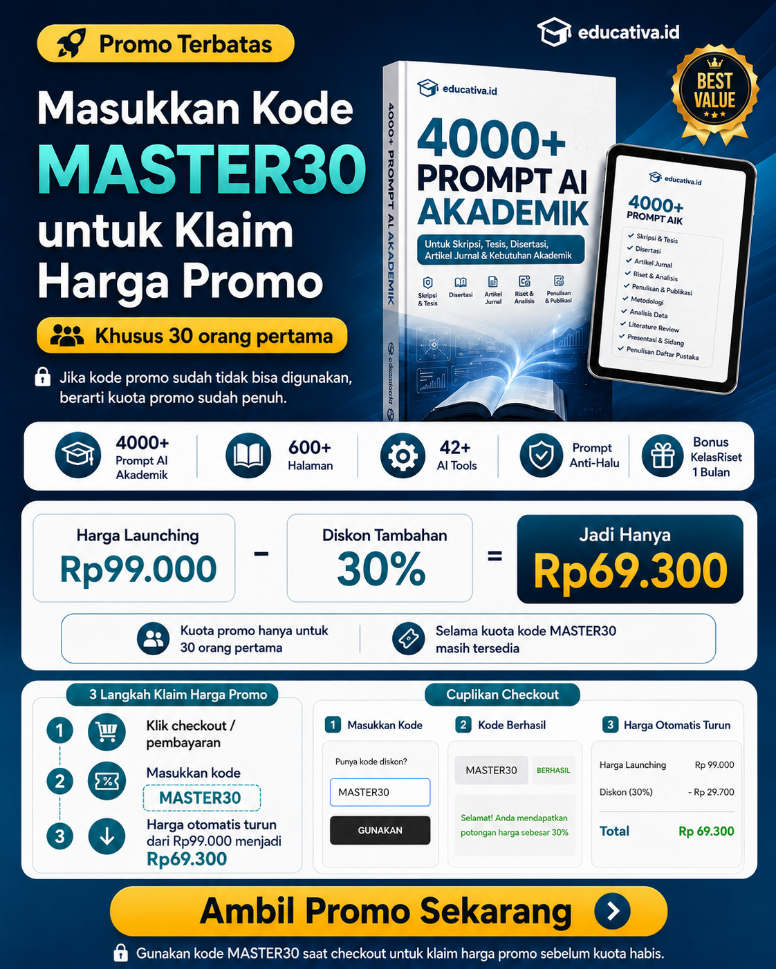 Special Offer Bundle Prompt AI Akademik